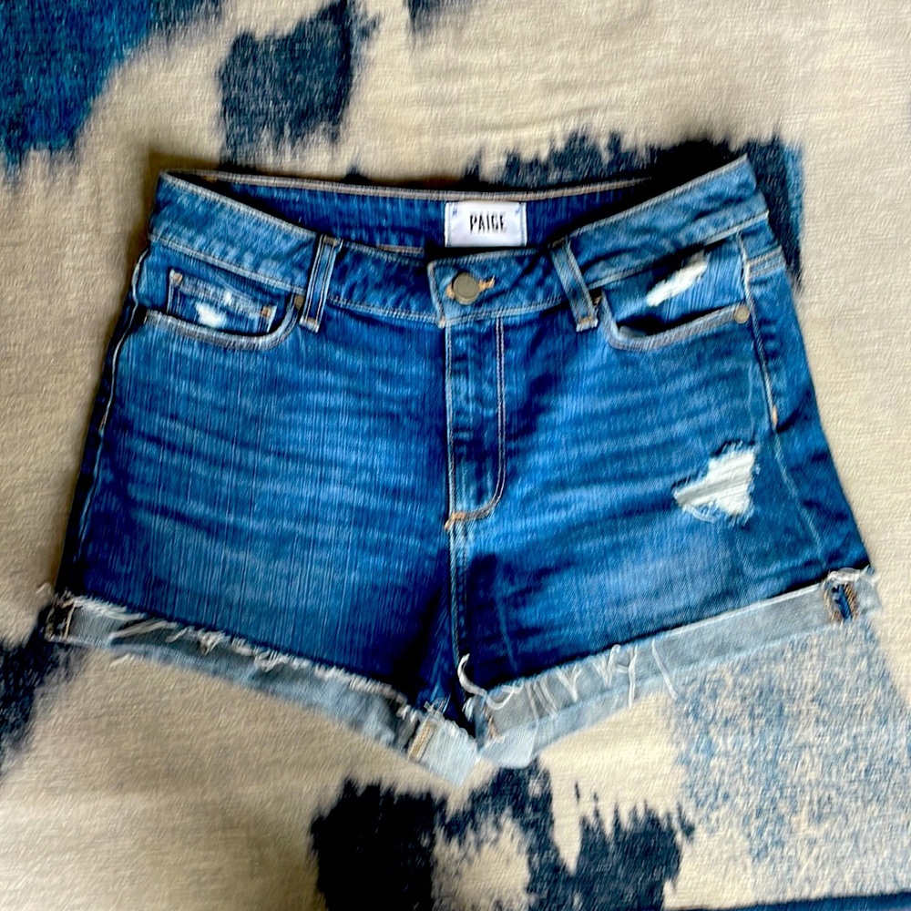 PAIGe Denim Cutoff Shorts